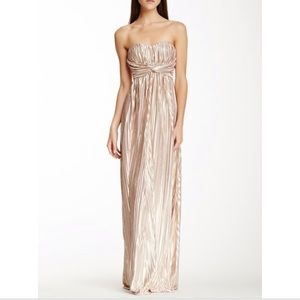 Jessica Simpson Gold Foil Dress